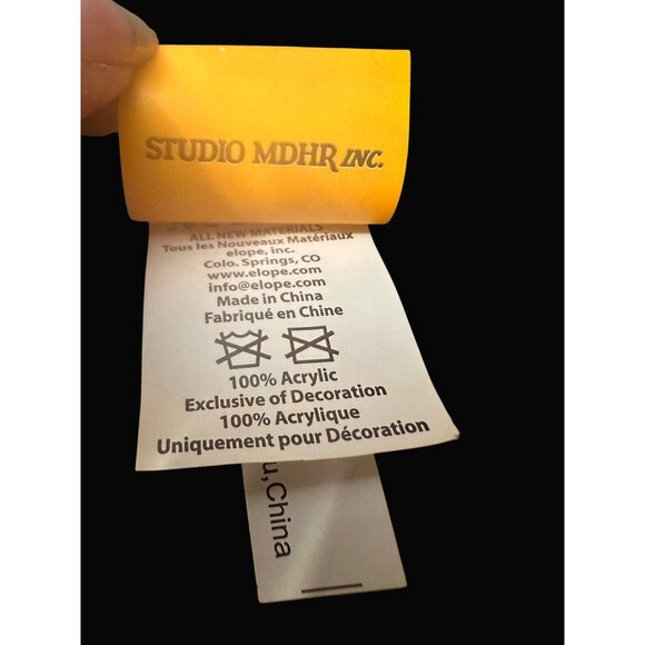 Cuphead devil beanie Studio MDHR You Died Gray Hat 100% Acrylic - Picture 4 of 4